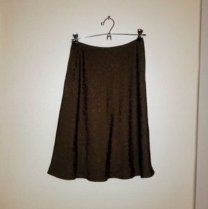Women's I.N.C. dressy brown skirt, size 6.